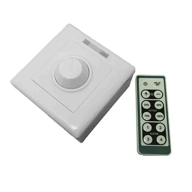 HVDM1803 AC100-240V 0-10V 1 Channel Panel Dimmer Knob Controller, Universal Infrared 12-Key Dimmer HVDM1803 AC100-240V 0-10V 1 Channel Panel Dimmer Knob Controller, Universal Infrared 12-Key Dimmer